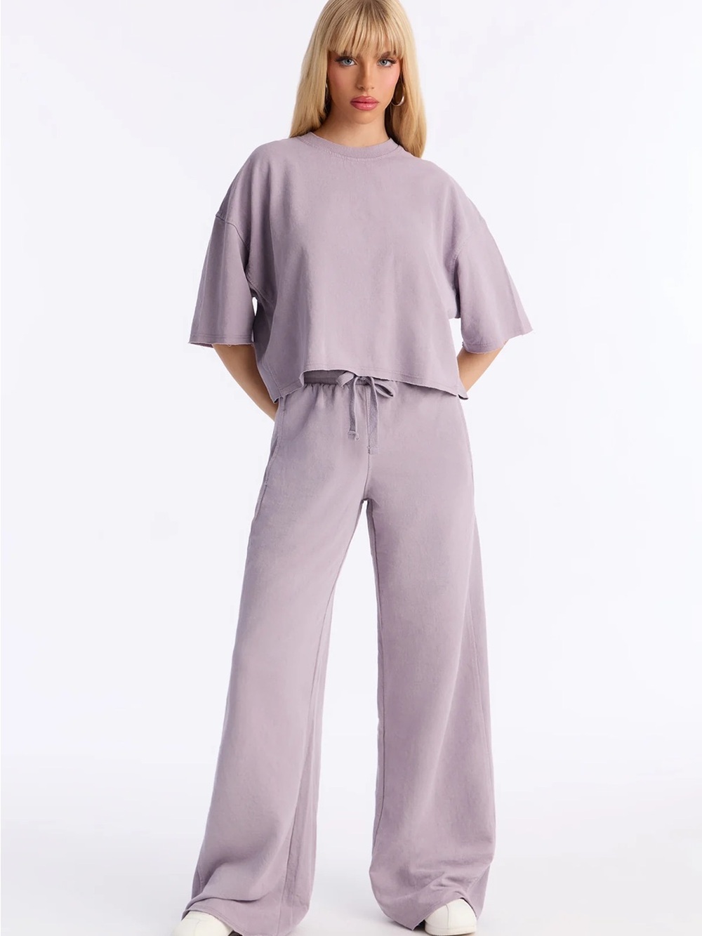 Strollin’ Around Pants Set - Lilac